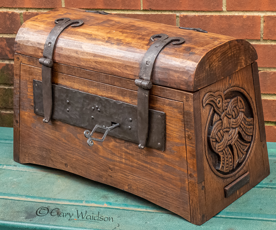 Hrbarr Casket -  Completed - Image copyrighted  Gary Waidson. All rights reserved.