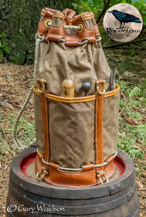 Wayland's Ditty-Bag - ©  Gary Waidson - Ravenlore Bushcraft and Wilderness skills. 