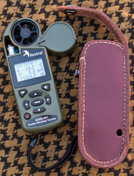 Weather Meter and Case -   Gary Waidson - Ravenlore Bushcraft and Wilderness skills.