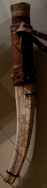Saami knife and sheath